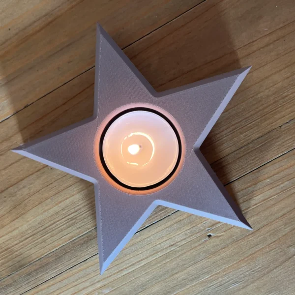 Radiant Star Tea Light Holder - Image 4